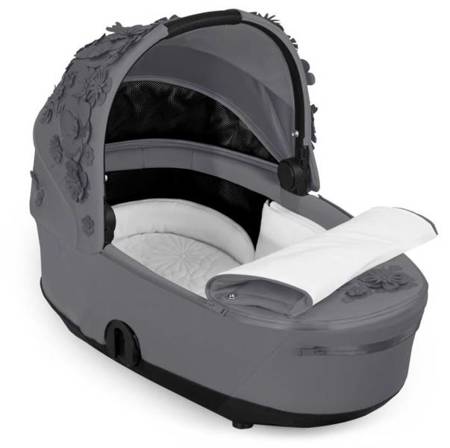 Cybex Mios 3.0 Wózek Głęboko-Spacerowy + Cybex Cloud Z2 I-Size Fotelik Samochodowy 0-13 kg Dream Grey Simply Flowers