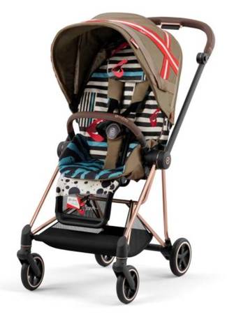 Cybex Mios 3.0 Wózek Głęboko-Spacerowy + Cybex Cloud Z2 I-Size Fotelik Samochodowy 0-13 kg Karolina Kurkova One Love | multicolor