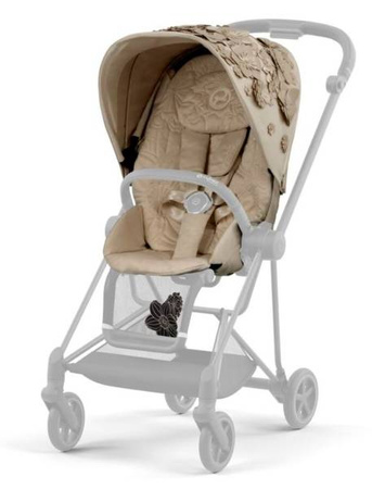 Cybex Mios 3.0 Wózek Głęboko-Spacerowy + Cybex Cloud Z2 I-Size Fotelik Samochodowy 0-13 kg Nude Beige Simply Flowers