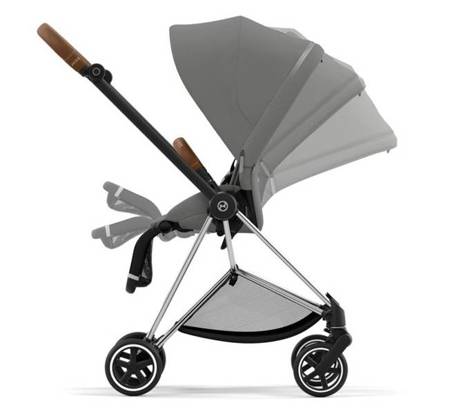 Cybex Mios 3.0 Wózek Głęboko-Spacerowy + Cybex Cloud Z2 I-Size Fotelik Samochodowy 0-13 kg Soho Grey