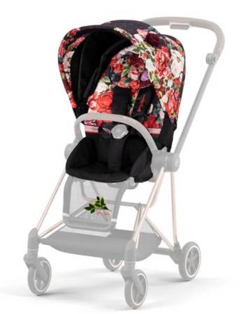 Cybex Mios 3.0 Wózek Głęboko-Spacerowy + Cybex Cloud Z2 I-Size Fotelik Samochodowy 0-13 kg Spring Blossom Dark