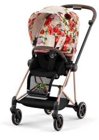 Cybex Mios 3.0 Wózek Głęboko-Spacerowy + Cybex Cloud Z2 I-Size Fotelik Samochodowy 0-13 kg Spring Blossom Light