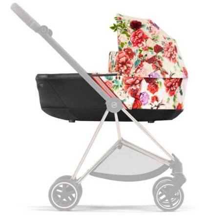 Cybex Mios 3.0 Wózek Głęboko-Spacerowy + Cybex Cloud Z2 I-Size Fotelik Samochodowy 0-13 kg Spring Blossom Light