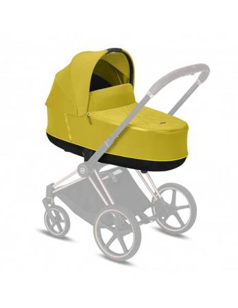 Cybex Priam 2.0 Lux Wózek Głeboki Rama Rose Gold Mustard Yellow