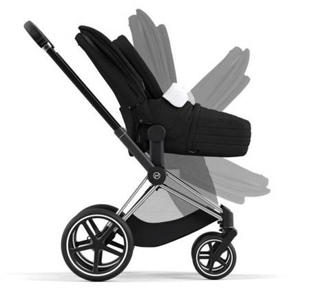 Cybex Priam 4.0 Wózek Głęboko-Spacerowy Deep Black