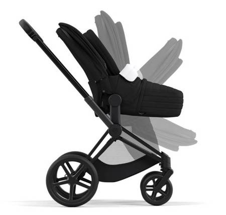 Cybex Priam 4.0 Wózek Głęboko-Spacerowy Deep Black