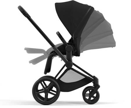 Cybex Priam 4.0 Wózek Głęboko-Spacerowy Deep Black