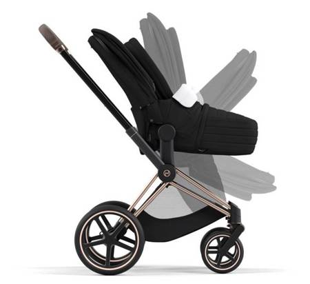 Cybex Priam 4.0 Wózek Głęboko-Spacerowy Deep Black