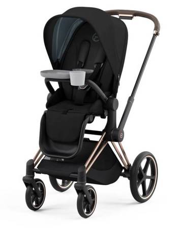 Cybex Priam 4.0 Wózek Głęboko-Spacerowy Deep Black