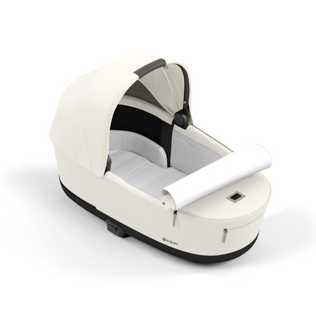 Cybex Priam 4.0 Wózek Głeboko-Spacerowy + Fotelik Samochodowy Cloud T 0-13kg + Baza T Off White