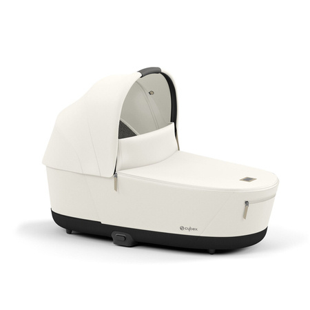 Cybex Priam 4.0 Wózek Głeboko-Spacerowy + Fotelik Samochodowy Cloud T 0-13kg + Baza T Off White