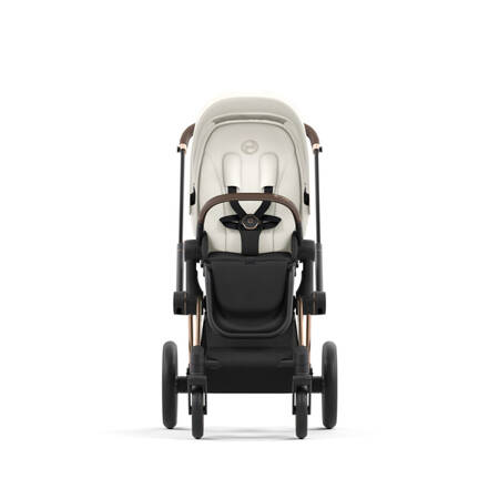 Cybex Priam 4.0 Wózek Głeboko-Spacerowy + Fotelik Samochodowy Cloud T 0-13kg + Baza T Off White