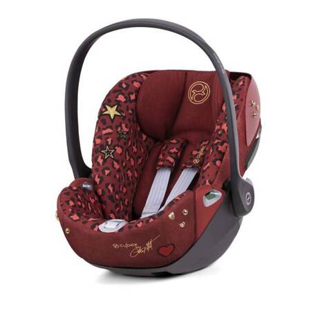 Cybex Priam 4.0 Wózek Głęboko-Spacerowy + Fotelik Samochodowy Cloud T 0-13kg + Baza T Rosenrot Red by Alec Voelkel