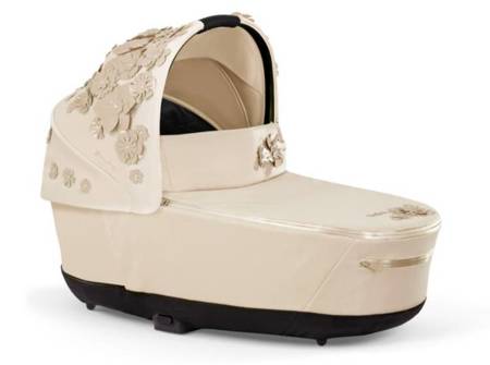 Cybex Priam 4.0 Wózek Głęboko-Spacerowy + Fotelik Samochodowy Cloud T 0-13kg Nude Beige Simply Flowers