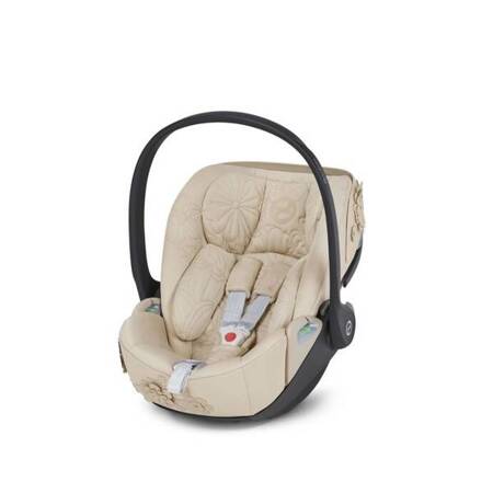 Cybex Priam 4.0 Wózek Głęboko-Spacerowy + Fotelik Samochodowy Cloud T 0-13kg Nude Beige Simply Flowers