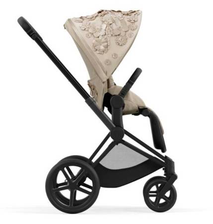 Cybex Priam 4.0 Wózek Głęboko-Spacerowy + Fotelik Samochodowy Cloud T 0-13kg Nude Beige Simply Flowers