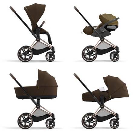 Cybex Priam 4.0 Wózek Głęboko-Spacerowy Khaki Brown