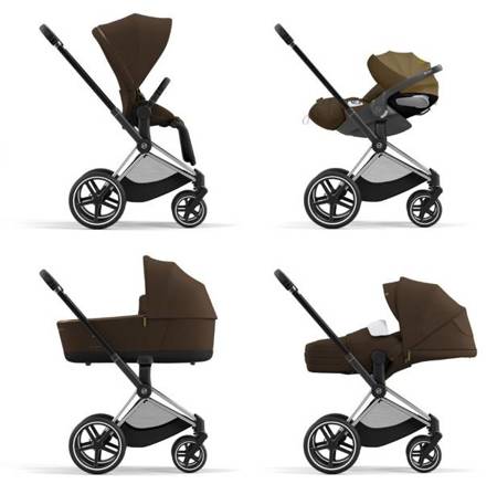 Cybex Priam 4.0 Wózek Głęboko-Spacerowy Khaki Brown