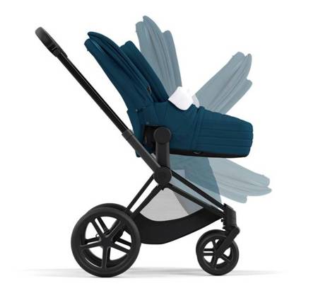 Cybex Priam 4.0 Wózek Głęboko-Spacerowy Mountain Blue