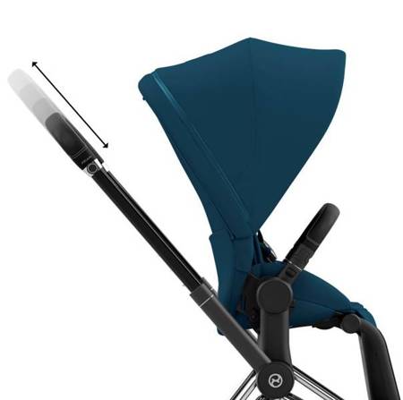 Cybex Priam 4.0 Wózek Głęboko-Spacerowy Mountain Blue