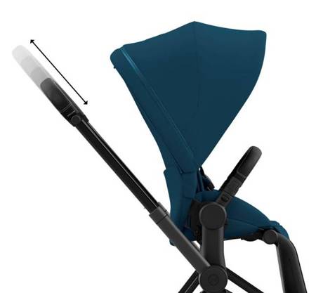 Cybex Priam 4.0 Wózek Głęboko-Spacerowy Mountain Blue