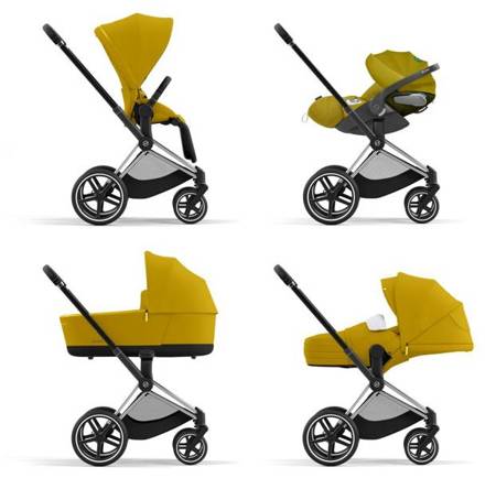 Cybex Priam 4.0 Wózek Głęboko-Spacerowy Mustard Yellow