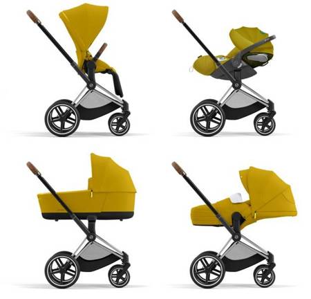 Cybex Priam 4.0 Wózek Głęboko-Spacerowy Mustard Yellow