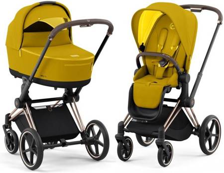 Cybex Priam 4.0 Wózek Głęboko-Spacerowy Mustard Yellow