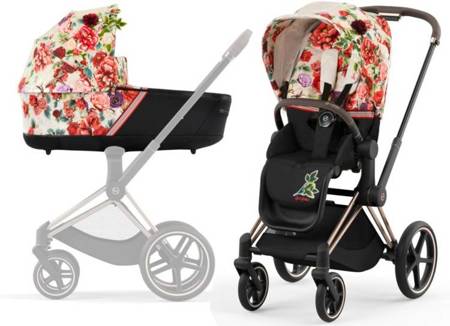 Cybex Priam 4.0 Wózek Głęboko-Spacerowy Spring Blossom Light