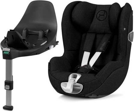 Cybex Sirona Z I-Size Fotelik Samochodowy 0-18 kg RWF + Baza Z-Fix Deep Black Plus