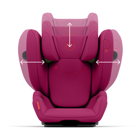Cybex Solution G i-Fix Fotelik Samochodowy 15-50 kg Magnolia Pink