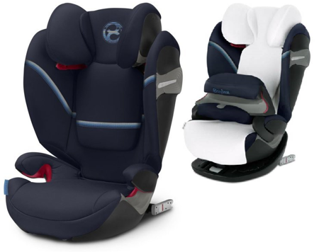 Cybex Solution S-Fix Fotelik Samochodowy 15-36kg Navy Blue + Letnia Tapicerka