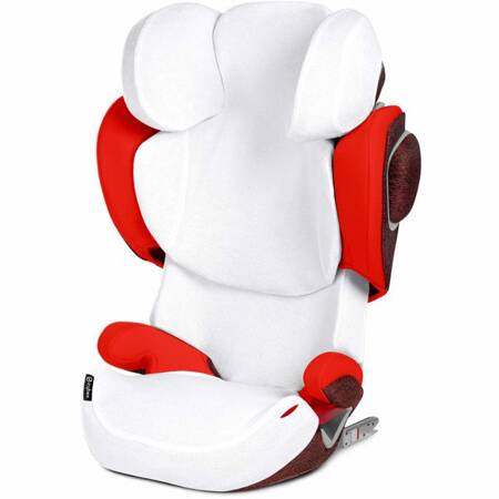 Cybex Solution T I-Fix Fotelik Samochodowy 15-50kg + Letnia Tapicerka Plus Platinum White