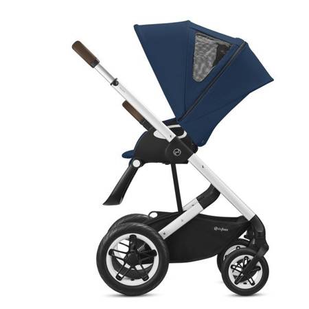 Cybex Talos S Lux Wózek Spacerowy Srebrna Rama Navy Blue