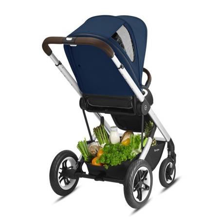 Cybex Talos S Lux Wózek Spacerowy Srebrna Rama Navy Blue