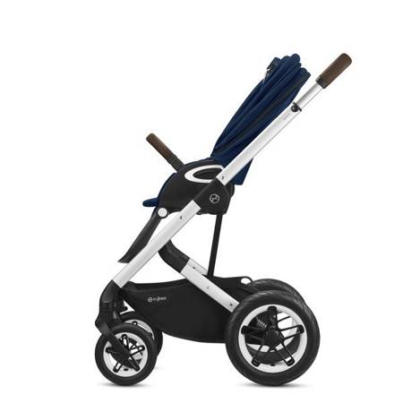 Cybex Talos S Lux Wózek Spacerowy Srebrna Rama Navy Blue