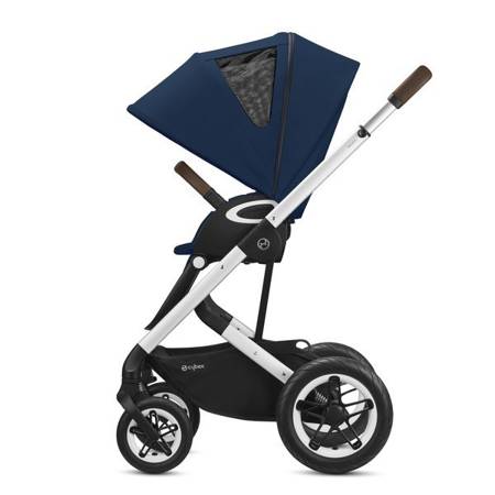 Cybex Talos S Lux Wózek Spacerowy Srebrna Rama Navy Blue