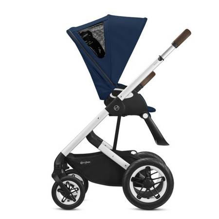 Cybex Talos S Lux Wózek Spacerowy Srebrna Rama Navy Blue