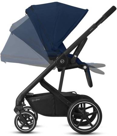 Cybex Talos S Lux Wózek Spacerowy Srebrna Rama Navy Blue