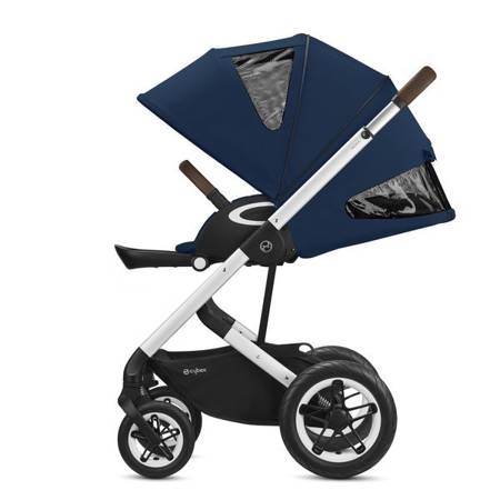 Cybex Talos S Lux Wózek Spacerowy Srebrna Rama Navy Blue