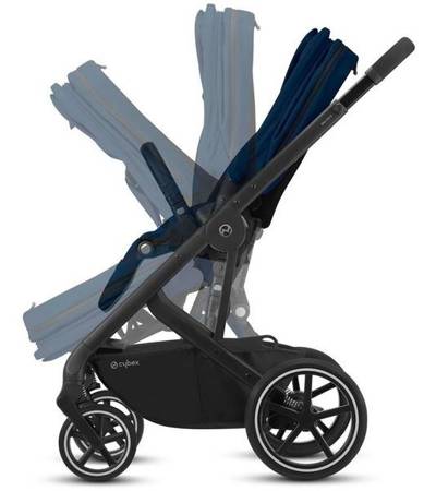 Cybex Talos S Lux Wózek Spacerowy Srebrna Rama Navy Blue