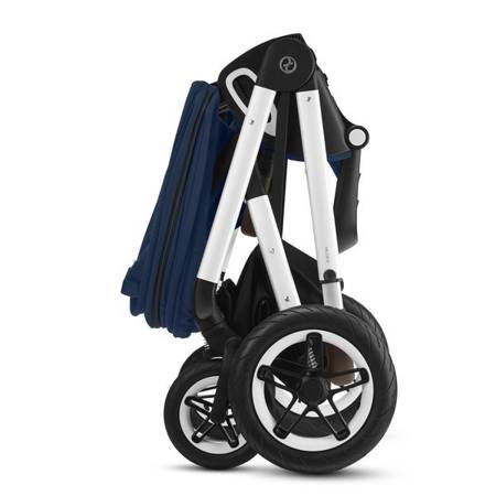 Cybex Talos S Lux Wózek Spacerowy Srebrna Rama Navy Blue