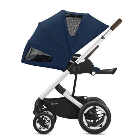 Cybex Talos S Lux Wózek Spacerowy Srebrna Rama Navy Blue