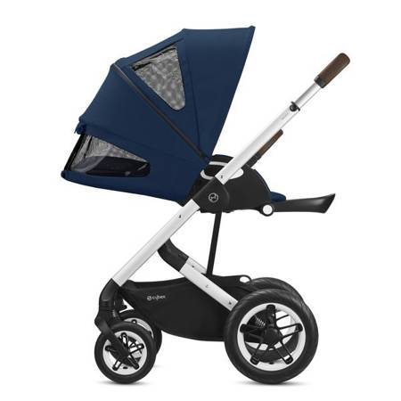 Cybex Talos S Lux Wózek Spacerowy Srebrna Rama Navy Blue