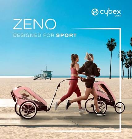 Cybex Zeno Przyczepka Do Roweru Do Biegania Cybex Sports All Black