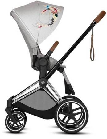 Cybex e-Priam 3.0 Rama ze Stelażem Siedziska + Tapicerka Wózek Spacerowy Koi Crystallized