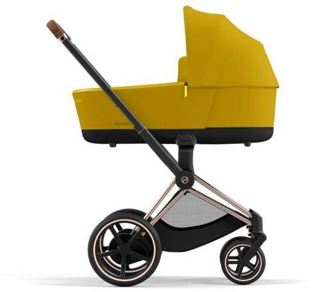 Cybex e-Priam 3.0 Wózek Głęboko-Spacerowy + Cloud Z Fotelik Samochodowy 0-13 kg Zestaw 3w1 Mustard Yellow