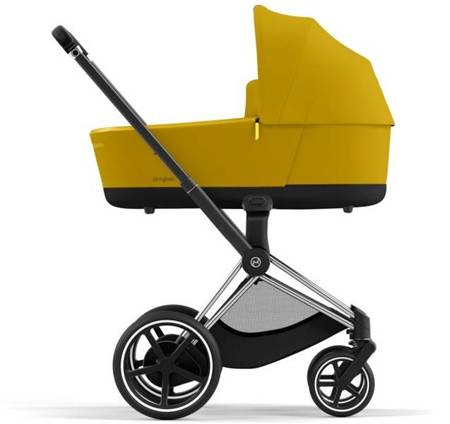 Cybex e-Priam 3.0 Wózek Głęboko-Spacerowy + Cloud Z Fotelik Samochodowy 0-13 kg Zestaw 3w1 Mustard Yellow