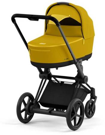 Cybex e-Priam 3.0 Wózek Głęboko-Spacerowy + Cloud Z Fotelik Samochodowy 0-13 kg Zestaw 3w1 Mustard Yellow