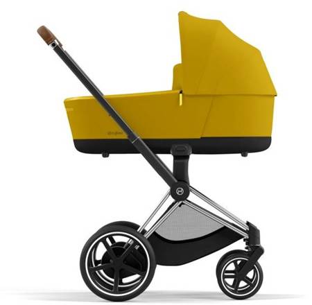 Cybex e-Priam 3.0 Wózek Głęboko-Spacerowy + Cloud Z Fotelik Samochodowy 0-13 kg Zestaw 3w1 Mustard Yellow